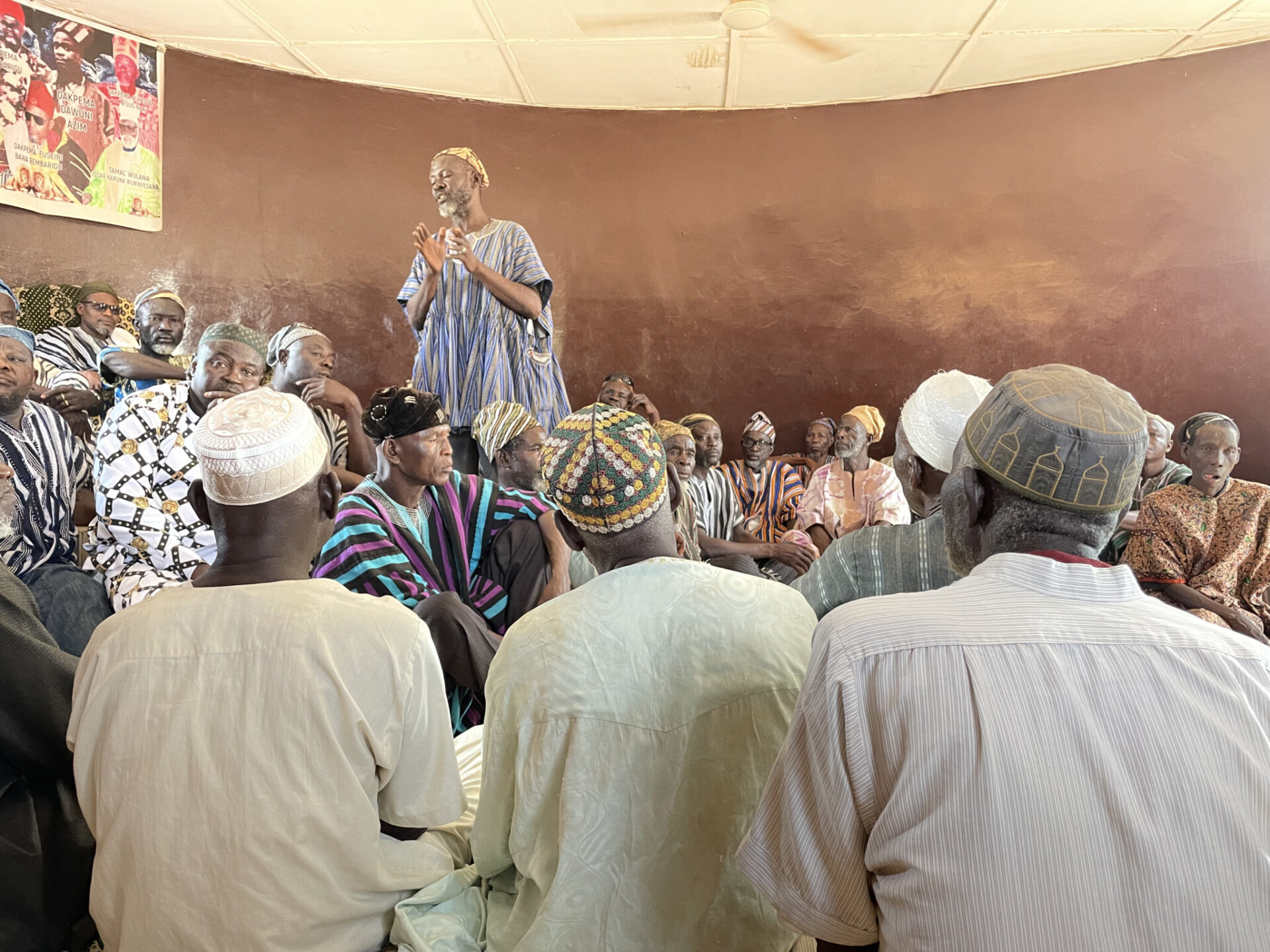 Groupe d'hommes à Tamale, Ghana